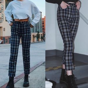 Brandy melville plaid pants